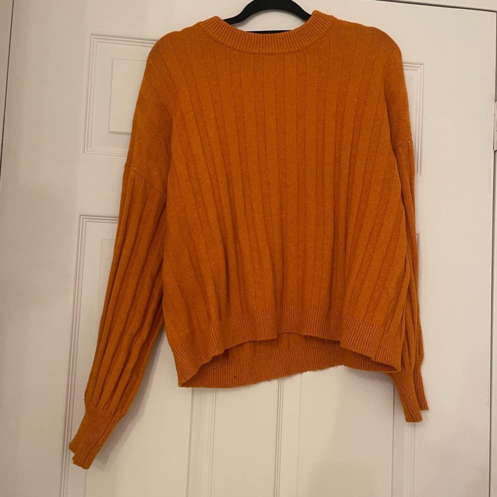 Women's Orange Sweater